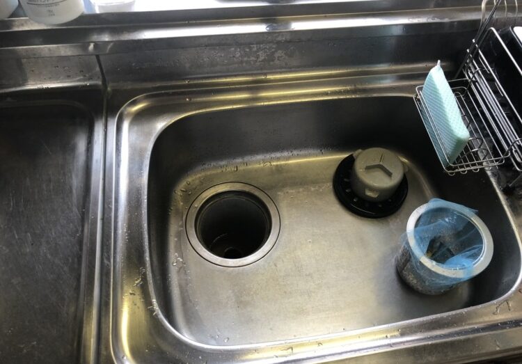 キッチンの排水口つまり / 愛知県名古屋市 施工写真1