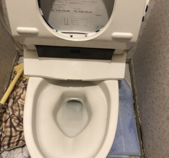 トイレ詰まりの修理 / 愛知県名古屋市 施工写真1