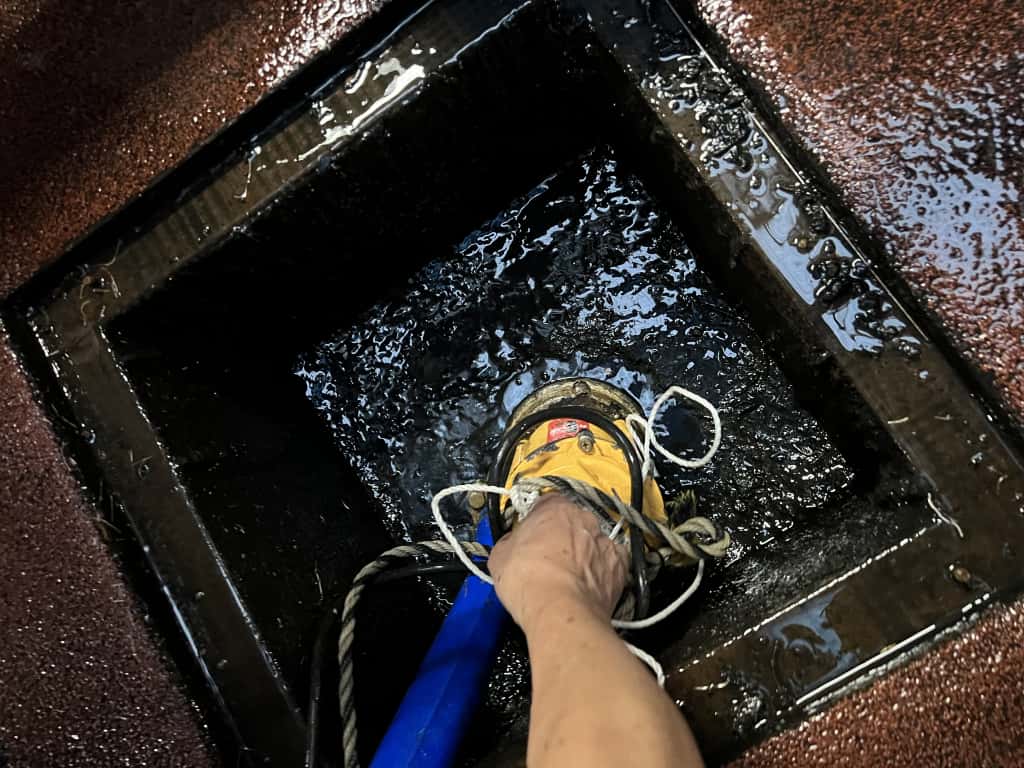 汚水枡の掃除を始める前の準備