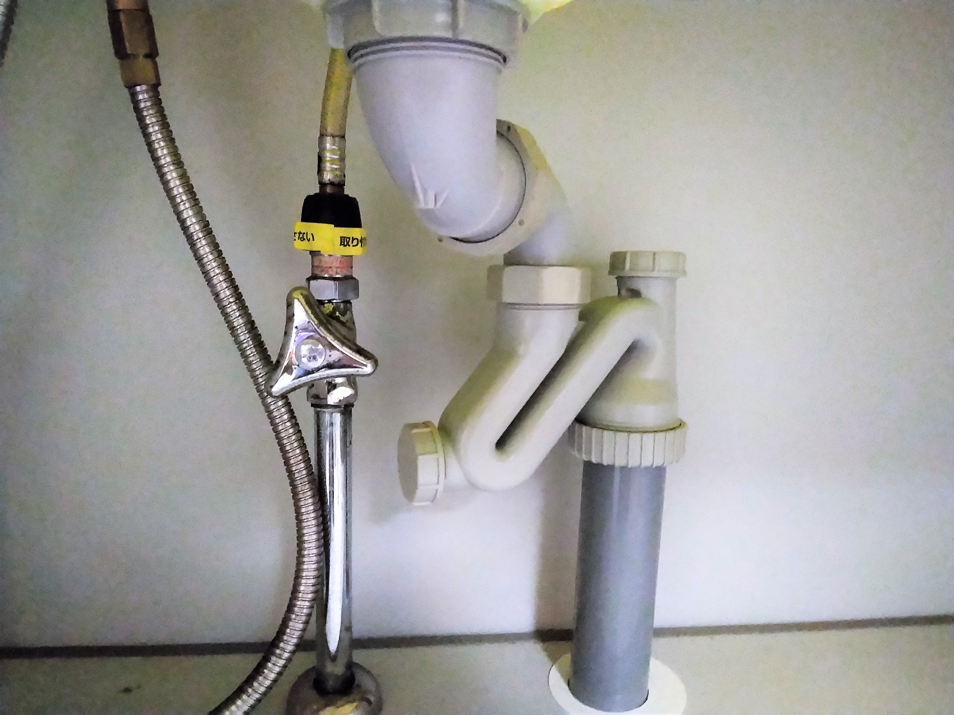 設備別の止水栓の位置