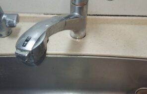 台所水栓の交換 / 京都府京田辺市 施工前