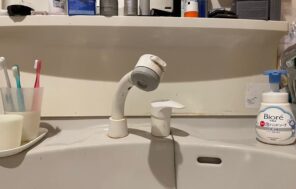 洗面台水栓の交換 / 大阪府箕面市 施工前
