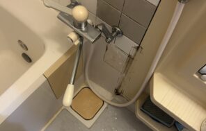 洗濯水栓と浴室水栓の交換 / 東京都東村山市 施工前